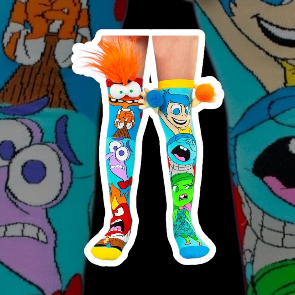 Colorful Character Knee-High Socks - Picture 3 of 5